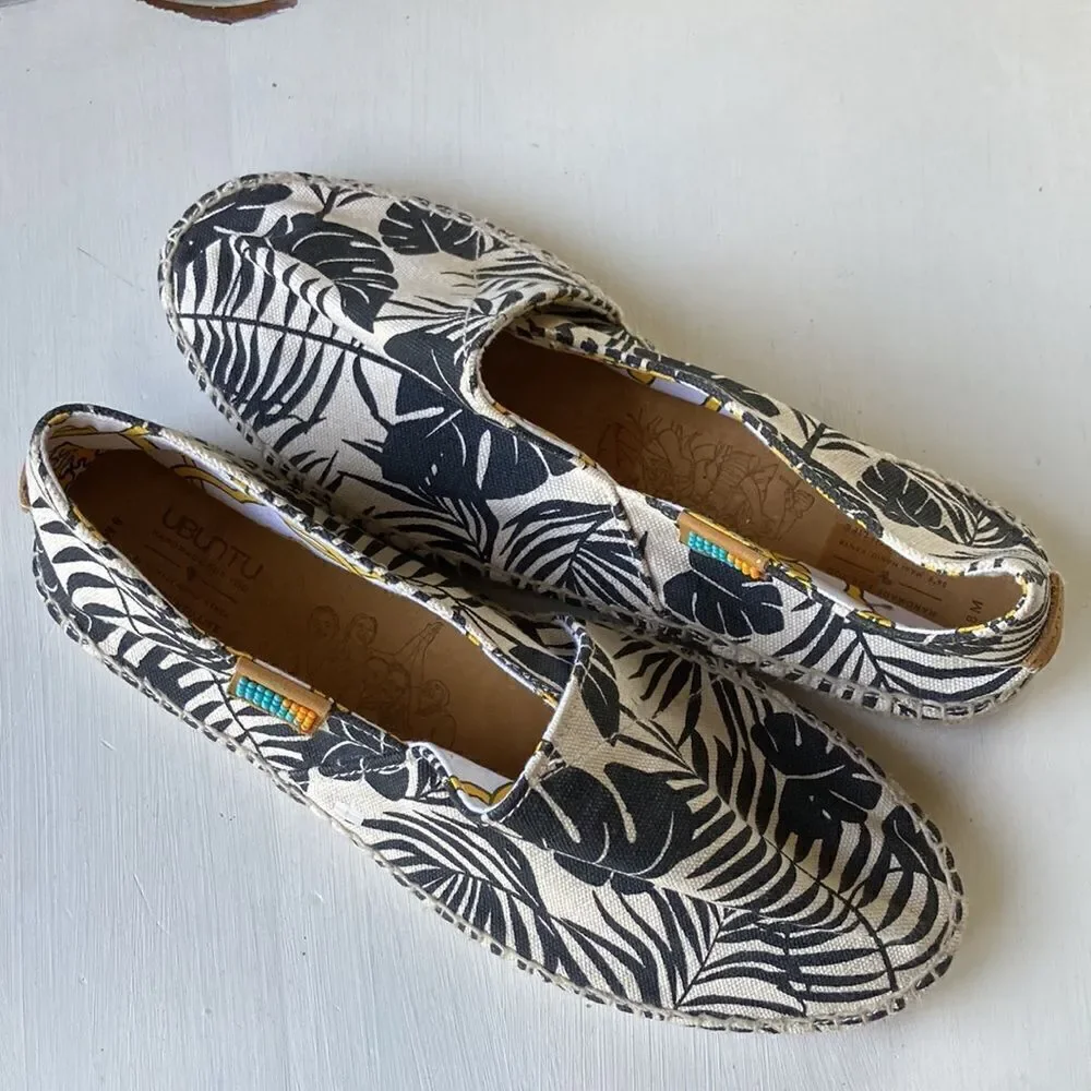 UBUNTU Men’s Handmade Classic AFRIDRILLES Loafer Shoes Size Men’s 8 New